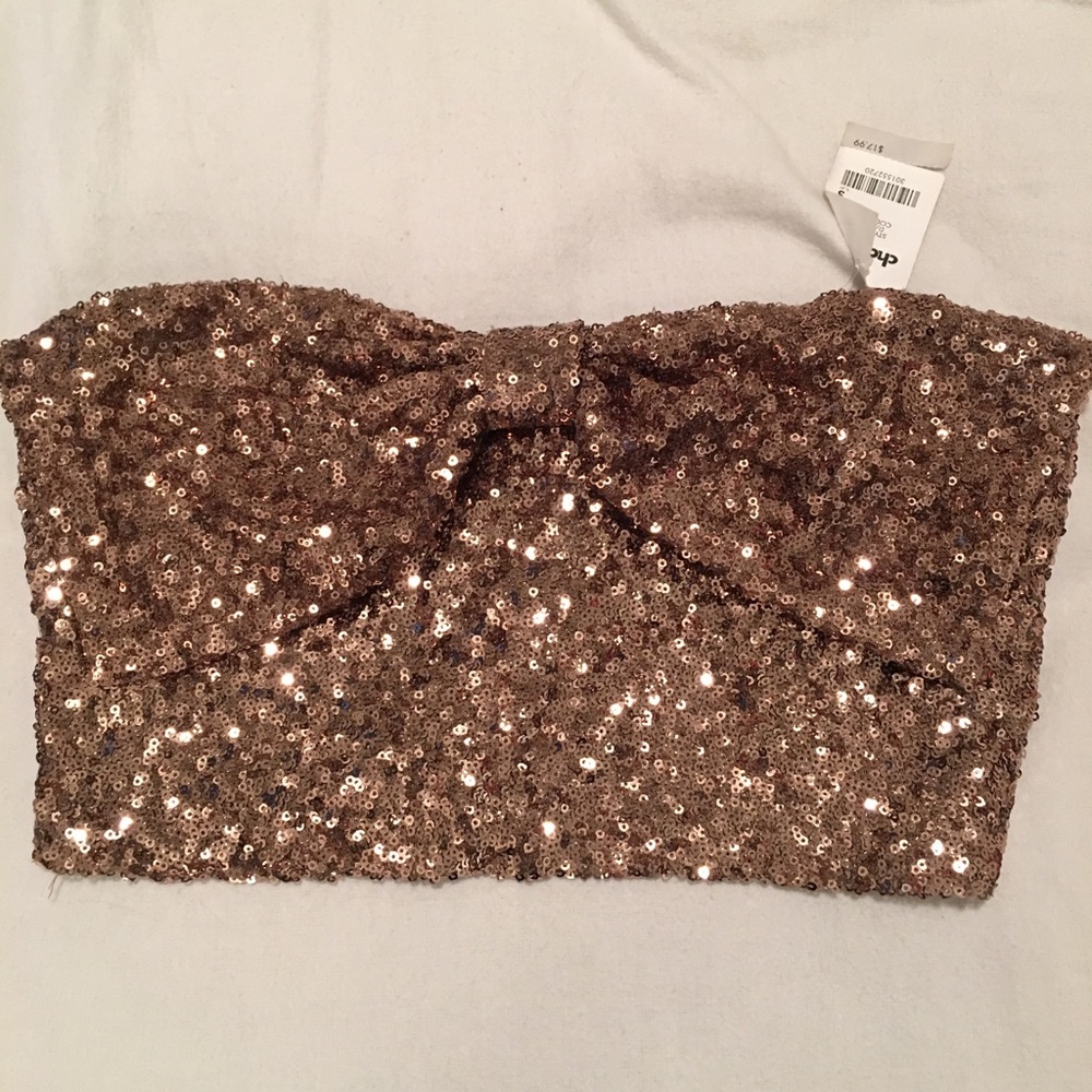 Sequin tube top